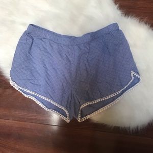 Aerie Cotton Crochet Shorts